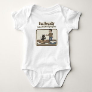Body Para Bebé Camiseta de realeza de caja