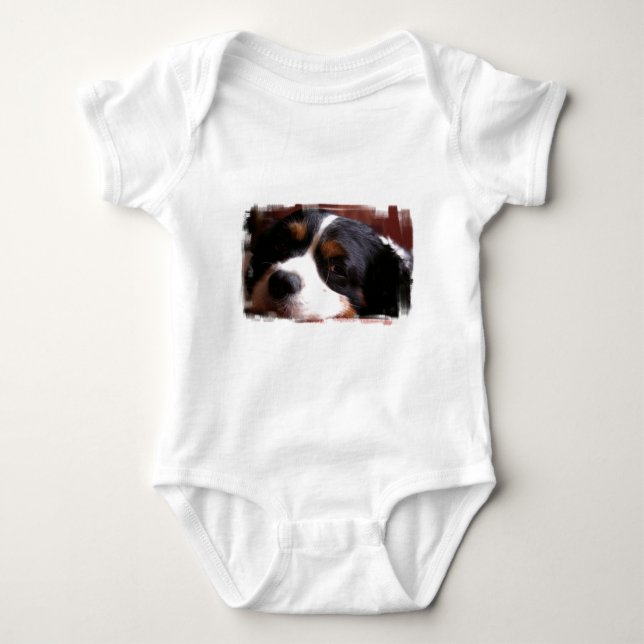 Body Para Bebé Camiseta de rey Charles Cavalier Spaniel Baby (Anverso)