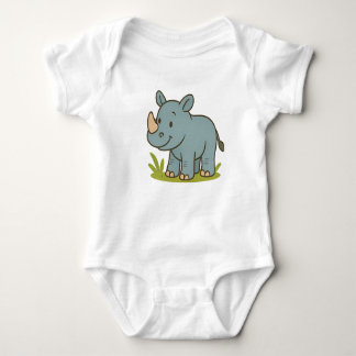 Body Para Bebé Camiseta de Rhino, Personalizado lindo para los ni