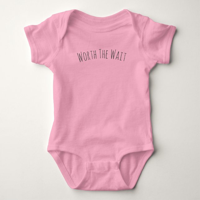 Body Para Bebé camiseta de snap para bebé WTW (Anverso)