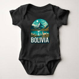 Body Para Bebé Camiseta de Sudamérica de Bolivia