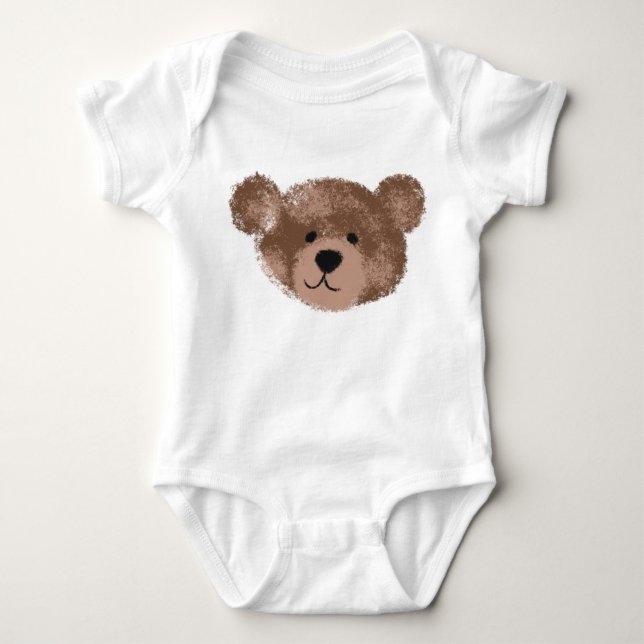 Body Para Bebé Camiseta de Teddy Bear Toddler (Anverso)