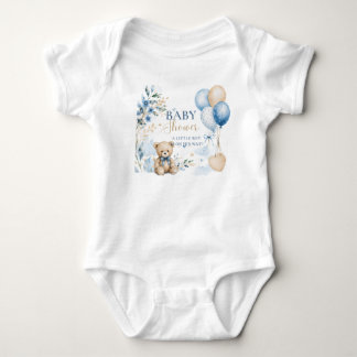Body Para Bebé Camiseta de Tirantes de Baby Shower de Acuarela Ad