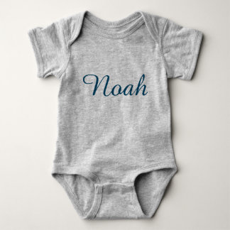Body Para Bebé Camiseta de traje de bebé gris