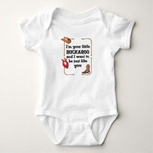 Body Para Bebé Camiseta de una pieza del bebé - soy su pequeño