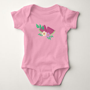Body Para Bebé camiseta de verano con fruta de la sandía