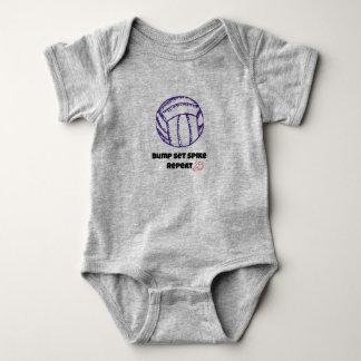 Body Para Bebé Camiseta de voleibol de repetición de salto