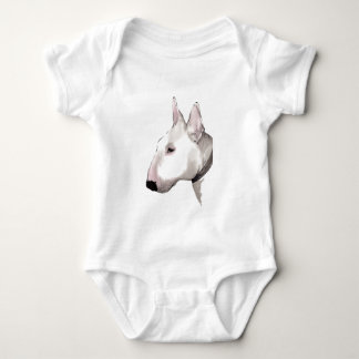 Body Para Bebé camiseta del bebé de bull terrier del inglés