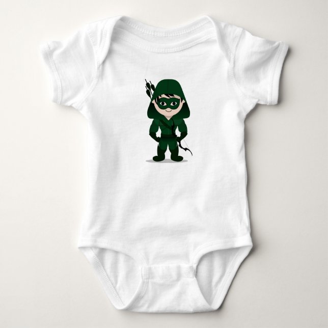 Body Para Bebé Camiseta del bebé de Chibi Archer (Anverso)