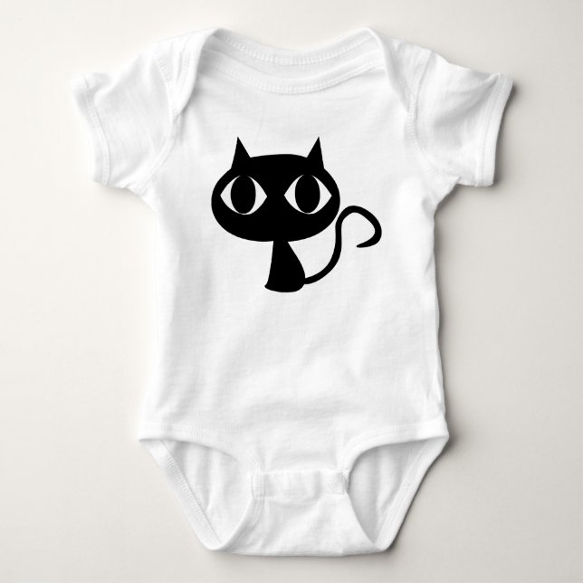 Body Para Bebé Camiseta del bebé del gatito (Anverso)