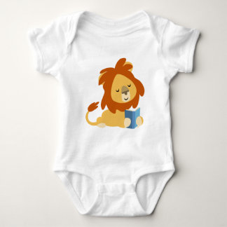 Body Para Bebé Camiseta del bebé del león del dibujo animado de