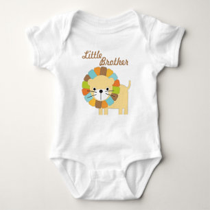 Body Para Bebé Camiseta del león del pequeño hermano