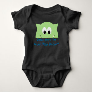 Body Para Bebé Camiseta del monstruo de pequeño Brother