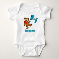 Camiseta del oso de peluche de Guatemala