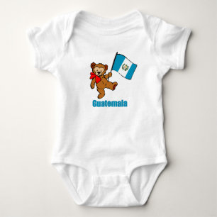 Body Para Bebé Camiseta del oso de peluche de Guatemala