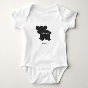 Body Para Bebé Camiseta del oso del bebé