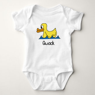 Body Para Bebé Camiseta del pato