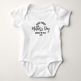 Body Para Bebé Camiseta del Primer Día de la Madre 2026, Nuestro