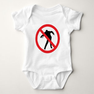 Body Para Bebé Camiseta del zombi