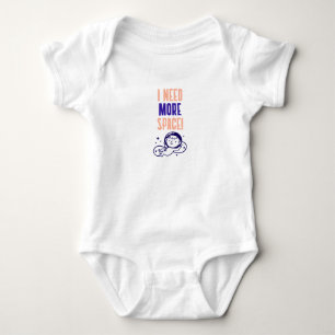 Body Para Bebé Camiseta Divertida Astronauta Azul Oscuro para Rev