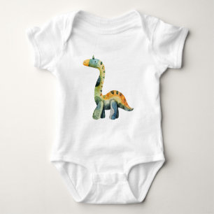 Body Para Bebé Camiseta Divertida de Dino - Dibujos Animados de D