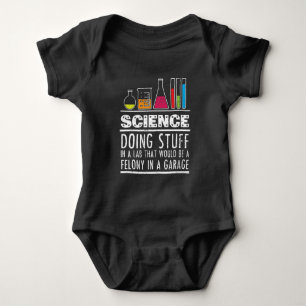 Body Para Bebé Camiseta divertida de la química de la ciencia