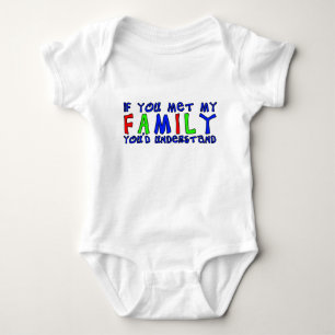 Body Para Bebé Camiseta Divertida para Bebé Conocí a Mi Familia H