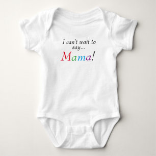 Body Para Bebé Camiseta divertida para bebé que dice Baby Mama