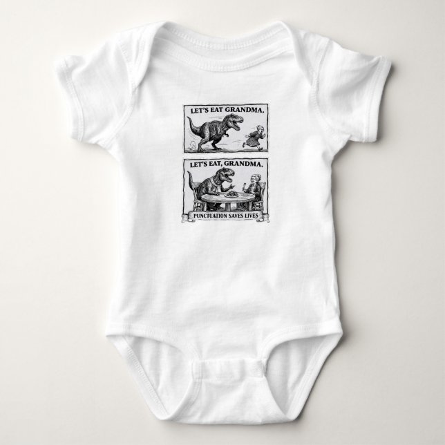 Body Para Bebé Camiseta divertida para bebé sobre gramática – “Va (Anverso)