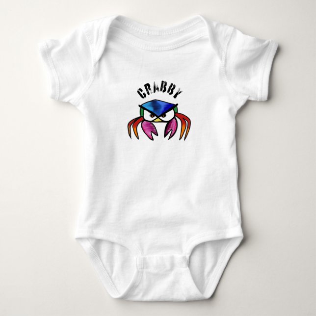Body Para Bebé Camiseta divertida para bebés (Anverso)