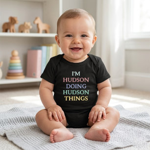Body Para Bebé Camiseta divertida personalizada para niños pequeñ