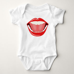 Body Para Bebé Camiseta divertida sonriente de los bebés del