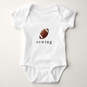 Body Para Bebé Camiseta divertida y graciosa de fútbol de costura