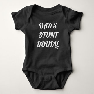 Body Para Bebé Camiseta doble Stunt de papá