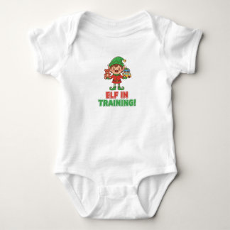 Body Para Bebé Camiseta Elfo en Entrenamiento