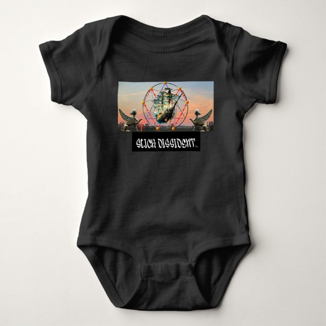 Body Para Bebé Camiseta en forma de barco (Anverso)