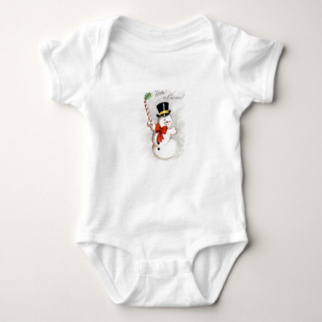 BODY PARA BEBÉ CAMISETA ES NAVIDAD, BEBÉ (Anverso)