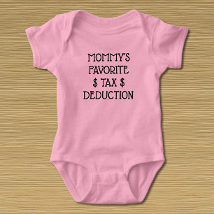 Body Para Bebé Camiseta favorita de deducción de impuestos de mam