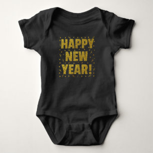 Body Para Bebé Camiseta Feliz Año Nuevo