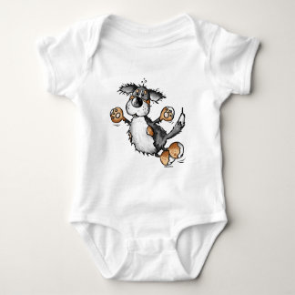 Body Para Bebé Camiseta feliz del dibujo animado del perro de