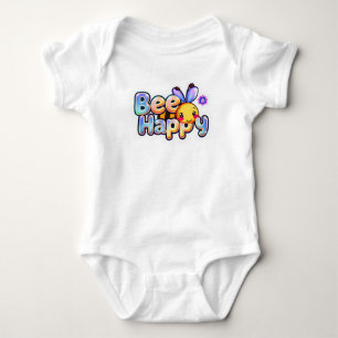 Body Para Bebé Camiseta gráfica de abeja motivacional linda