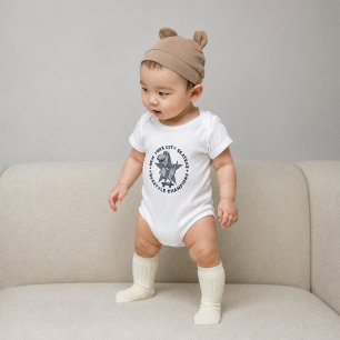 Body Para Bebé Camiseta Gráfica Retro Vintage de Patinadores de l