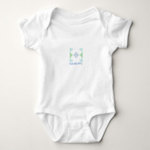 Body Para Bebé Camiseta HAMbWG T - Niño del copo de nieve Pastel