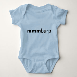 Body Para Bebé Camiseta Hanson-inspirada del bebé de "Mmmburp" -
