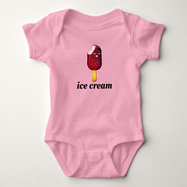 Body Para Bebé Camiseta helada (Anverso)