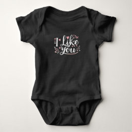 Body Para Bebé Camiseta I Like You