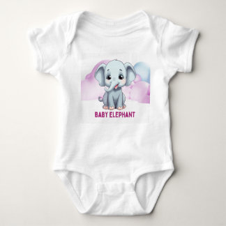 Body Para Bebé Camiseta infantil Adorable para bebés Elephant