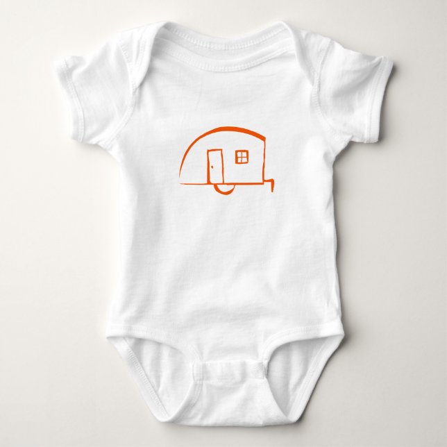 Body Para Bebé Camiseta infantil con el remolque de la lágrima (Anverso)