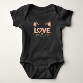 Body Para Bebé Camiseta infantil de amante de gatos lindos
