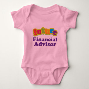 Body Para Bebé Camiseta infantil financiera del bebé del
